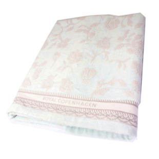 新品家用毛巾出口日本哥本哈根无捻纱刺绣剪绒柔软带标情侣大浴巾