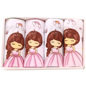 女童内裤纯棉三角中大童宝宝小女孩短裤平角1-3-9-11岁婴儿童内裤