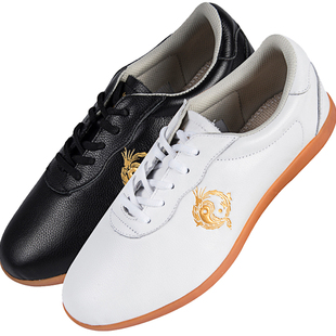 易武堂太极鞋软牛皮牛筋底练功男功夫运动鞋旗舰店健身气功八段锦