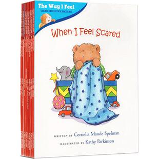 8册 英文原版 The Way I Feel 我的感觉系列套装 情绪绘本图画书 低幼认知启蒙 When I Feel Scared/Angry/Jealous/Sad