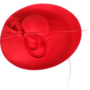 EE原创设计夏季时尚宴会礼帽防晒遮阳大檐大头围帽英式马会帽子女