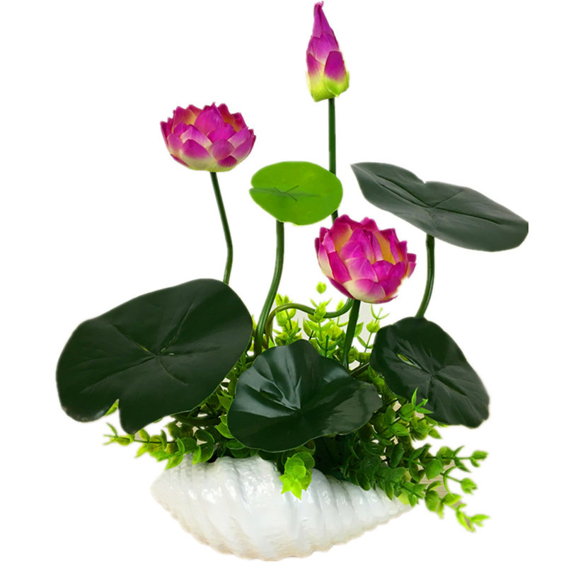 包邮仿真莲花荷花供佛装饰绢花