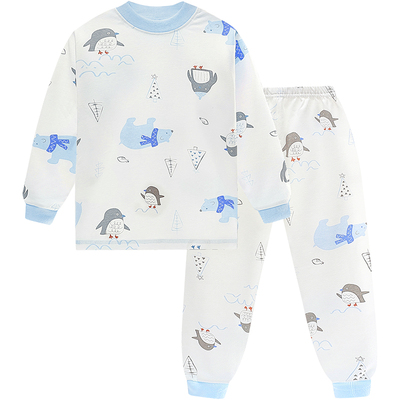 小青龙套装宝宝棉毛衫裤儿童内衣