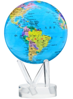美国办公室摆件自转地球仪