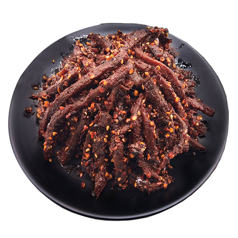 甜城牌王记牛肉干老四川特产零食小吃麻辣牛肉干 微辣50g地道川味