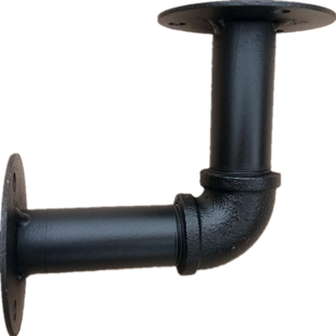 墙上隔板金属支架托架美式复古做旧固定架一字板支撑三角架置物架