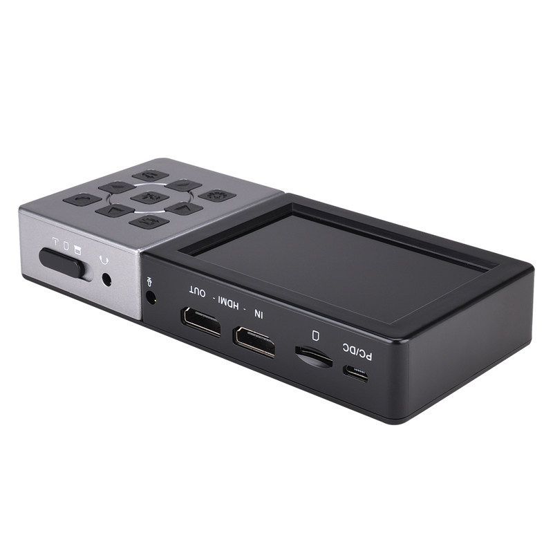 伊卡普HD60高清4k HDMI带屏幕录像录制盒SDI记录单元户外存储器