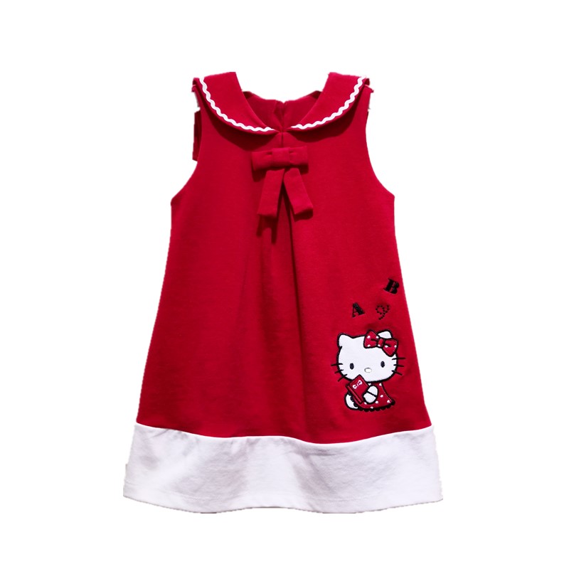 HelloKittyBabies红色背心裙