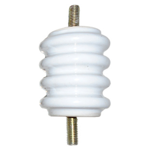 50*55陶瓷绝缘子50x55绝缘子M10M8螺杆可选可定做 低压支柱绝缘