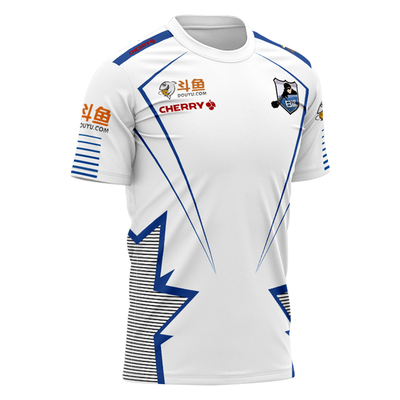 CF白鲨队服短袖T恤电竞设计定制