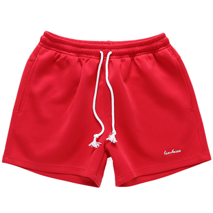 三分裤男潮 休闲运动超短裤跑步健身3分裤子男生田径热裤夏季潮流