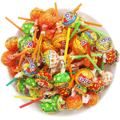 徐福记棒棒糖糖桶装综合果味儿童