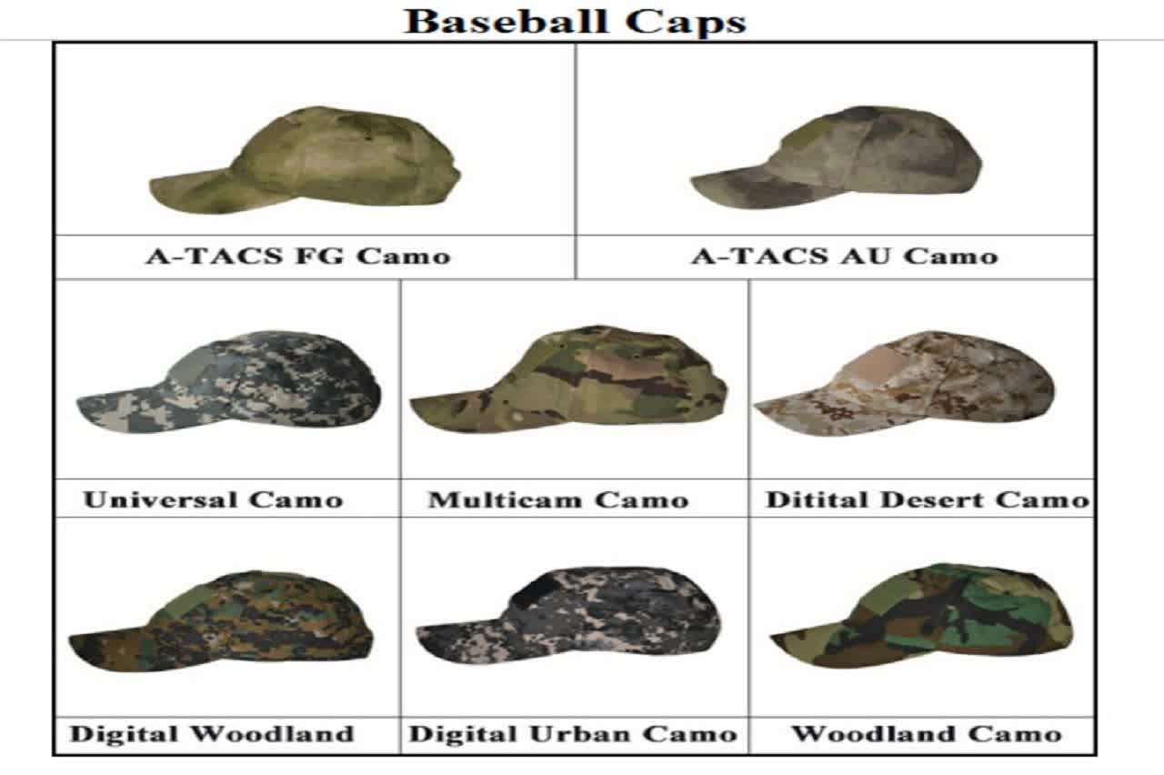 All One Size New Spanish Desert Camouflage Army Snapback Caps Baseball