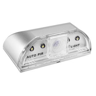 创意小夜灯LED智能门把门锁感应灯光控人体感应灯楼道灯电池0403