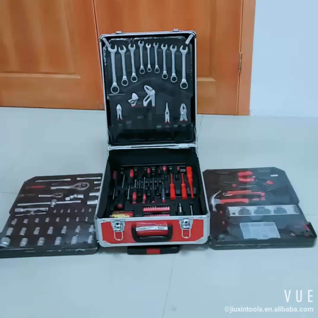 186pcs Germany Kraft Tools Sets Smart Tool Trolley Auto Repair Tool