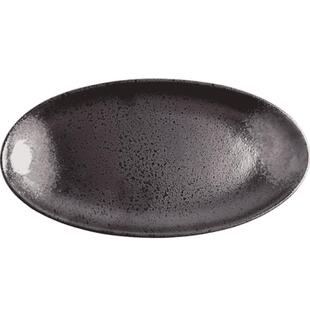 鱼盘陶瓷家用大号创意星空日式椭圆形鱼盘还原焰12寸大理石纹鱼盘