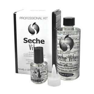 正品美国seche vite快干亮油 速干顶油 透明指甲油 速干亮油