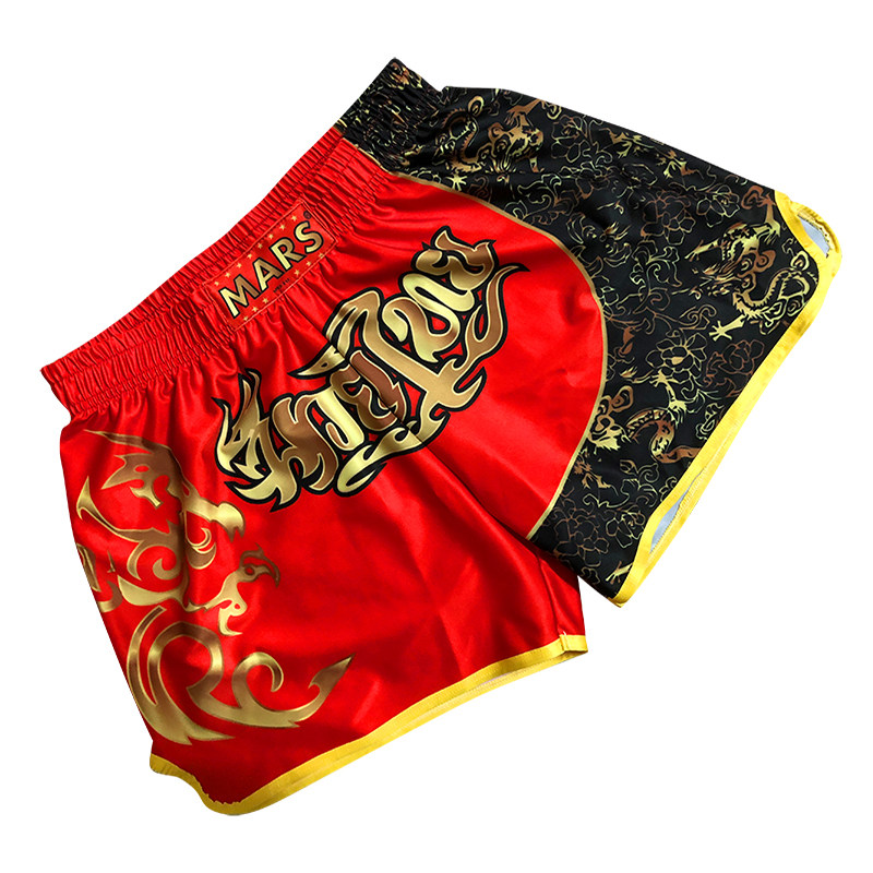 泰拳短裤男女ufc散打服装搏击武术训练健身格斗MMA拳击裤儿童定制