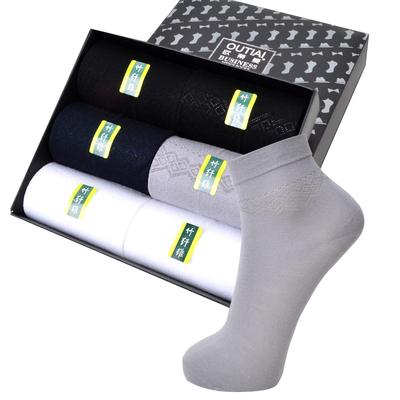 欧蒂爱竹纤维男袜春秋薄款