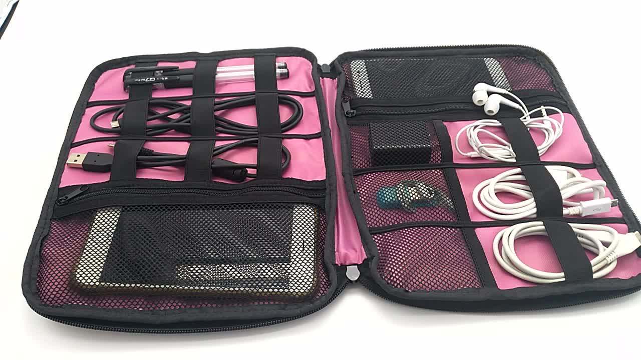 Wholesale Multifunction Roll Up Electronic Accessories Travel Cable