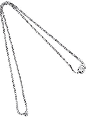 情侣街头风亮钻钛钢配饰挂链