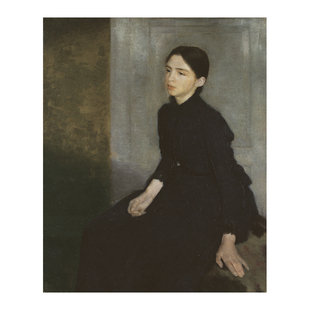 威尔汉姆·哈默修伊小众艺术画办公室油画客厅装饰画餐厅玄关挂画