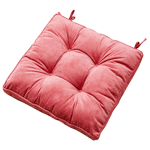 布艺加厚绑带坐垫学生椅垫办公室椅子垫子凳子地板美臀座垫榻榻米