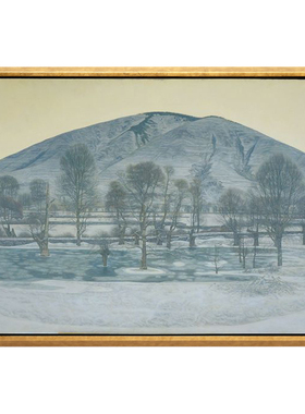 油画定制纯手绘风景黑白现代简约客厅餐厅玄关竖版大挂画轻奢包邮