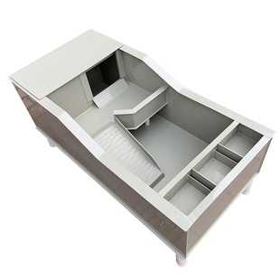 乌龟缸带晒台饲养缸别墅家用大型养殖箱带排水孔养乌龟专用缸