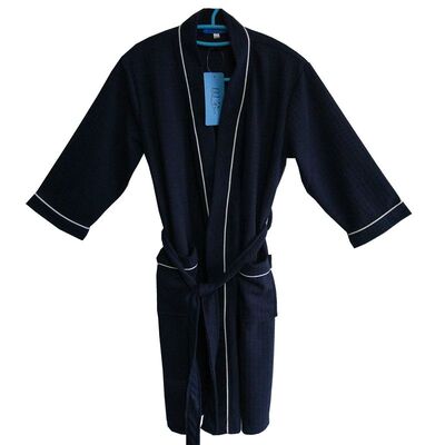 夏季华夫格薄款情侣美容院家居服