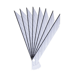 日本进口BD BA美工刀片小号30度角雕刻壁纸贴膜修边尖头刀片