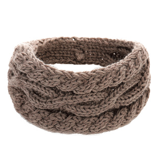 韩国宽边发带秋冬毛线发箍女网红洗脸束头带简约头饰遮发头套发饰