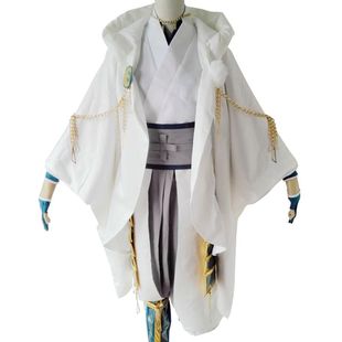 刀剑乱舞cos服 鹤丸国永cos服 鹤丸内番服cos服 游戏cosplay服装