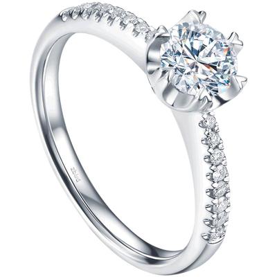 结婚Zbird钻石戒指18K金