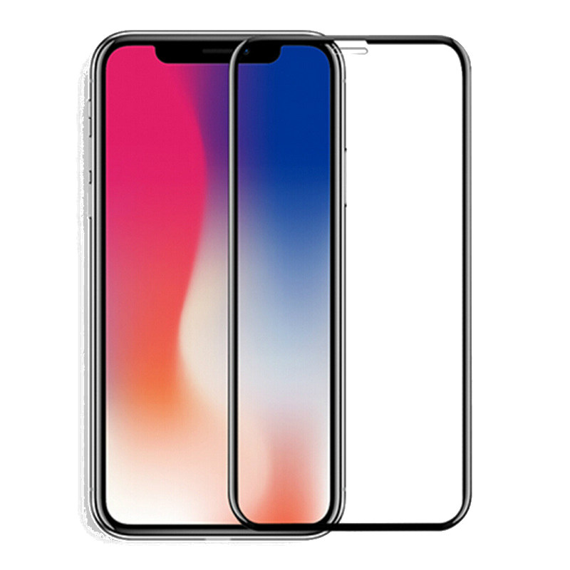 适用苹果x钢化iphone xsmax全屏覆盖玻璃xsMax隐形全包ix手机贴膜