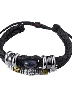 小众男士简单大方街头风编织绳