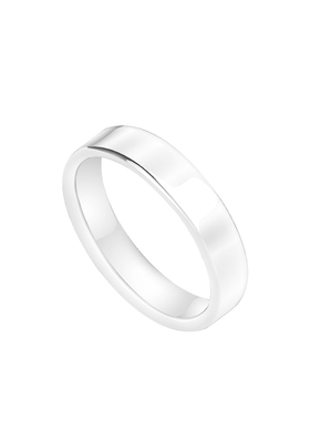 陶瓷素圈戒指黑白食指女单身尾戒