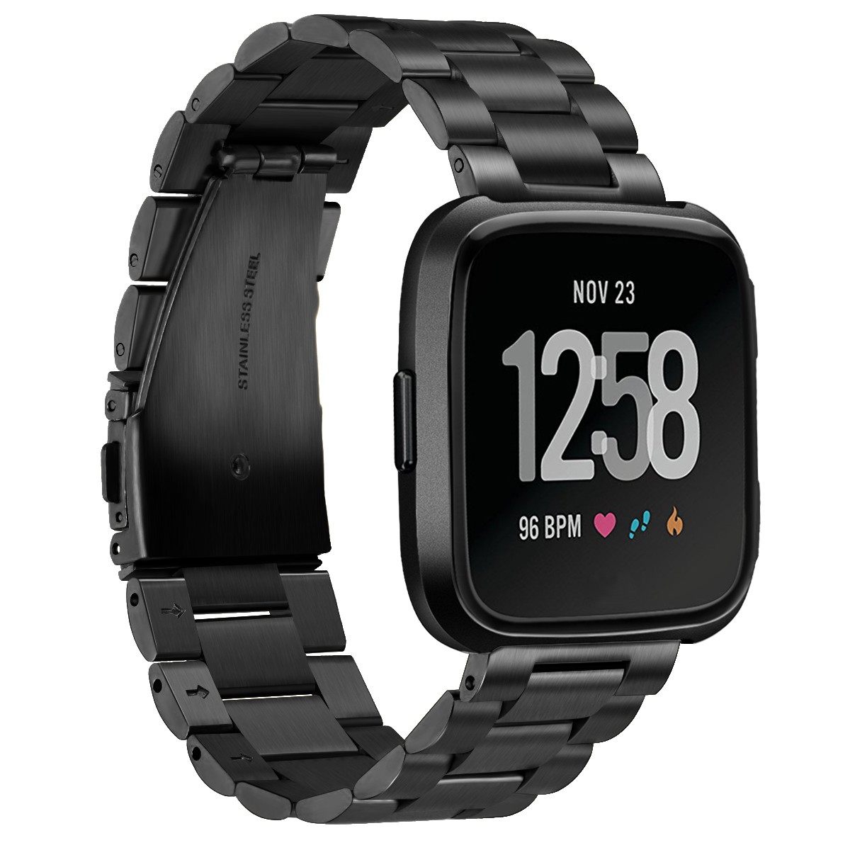 fitbit手表替换快拆真皮腕带