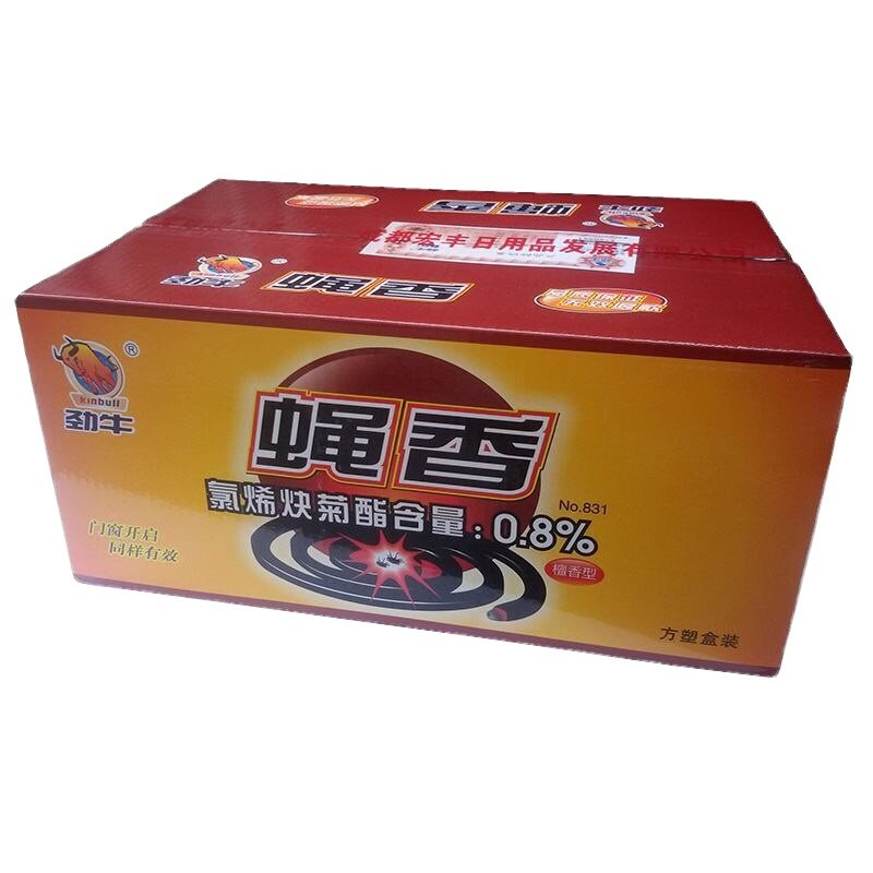 整箱30盒劲牛蚊香蝇香檀花香强力灭苍蝇蚊子蟑螂饭店养殖场苍蝇驱