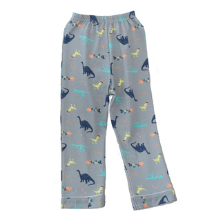 米筱米睡衣春秋纯棉儿童睡裤小中大男童家居裤宝宝棉毛裤男孩长裤