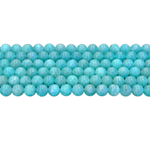 天然天河石散珠圆珠手串隔珠DIY手链饰品半成品配件 手工串珠配珠