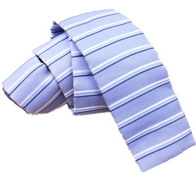 西班牙青年纯真丝蓝色商务风领带