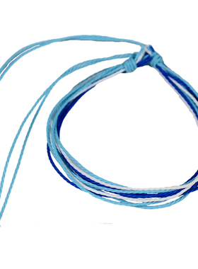 土酷彩虹手绳游泳冲浪女蜡线友谊