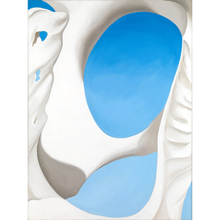 骨盆 Georgia O'Keeffe 欧姬芙 艺术装 饰画客厅书房玄关酒吧宾馆