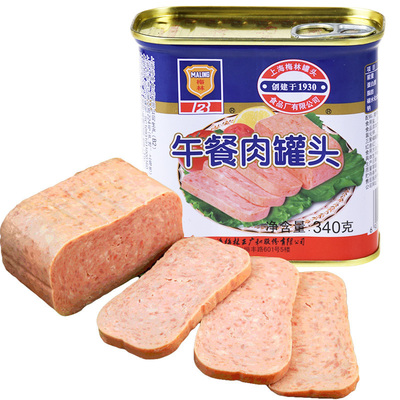 午餐肉罐头早餐煎饼刷火锅梅林