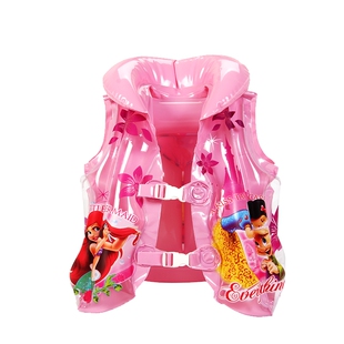 迪士尼卡通公主 女童充气救生衣 儿童游泳背心男宝女宝游泳装备