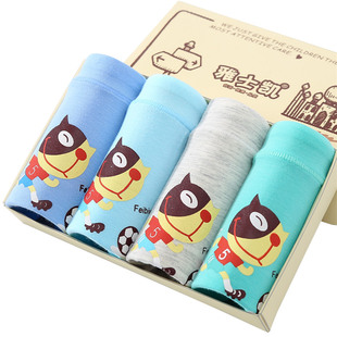 雅士凯男童内裤小男孩三角裤短童裤宝宝中大童学生儿童内裤3-5岁