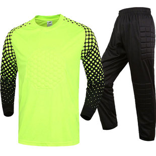 足球守门员服套装男长袖门将服套装儿童龙门服防撞透气加厚加护垫