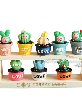 zakka少女风仙人掌免邮装饰摆件