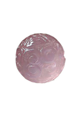 天然马粉马达加斯加单颗回纹珠